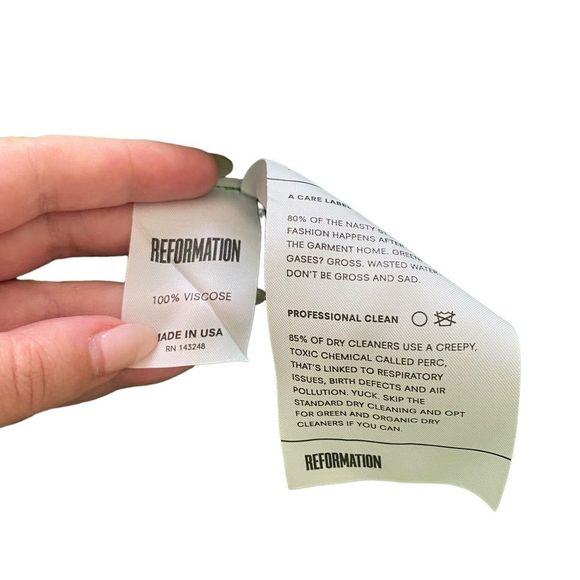 Reformation Callalily Dress in Mojito Size 6 - Picture 8 of 8